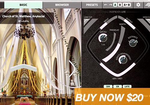 Inspired Acoustics Inspirata Lite Reverb